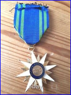 Médaille république française mérite maritime marine marchande