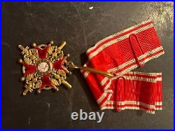 Médaille russe de l'ordre de Saint Stanislas 1916
