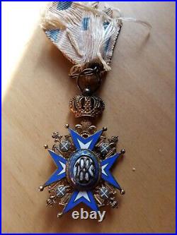 Médaille serbe ordre de St sava 1883-1903