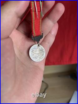 Médaille turquie guerre greco-ottomane. Complet originale, en argent
