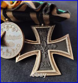 Médailles Croix Fer Verdun Argonne Somme 1914-1918 Empire WW1 set German Crosses