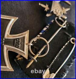 Médailles Croix de Fer 1914 1918 et Mérite Militaire Bavière 1917 en fer et zinc