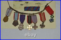 Medailles D'un Ancien Resistant Maquisard-forces Francaises Libres-ffi 1939/1945