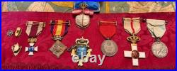Médailles Et Décorations Civiles Et Militaires. Espagne Et France. C 1890-1921