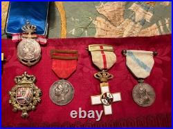 Médailles Et Décorations Civiles Et Militaires. Espagne Et France. C 1890-1921