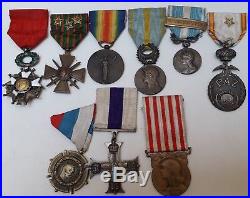 Medailles militaires d'un lieutenant 1914-1918 military cross, la paz maroc