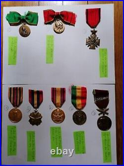 Médailles militaires et civiles