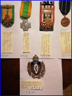 Médailles militaires et civiles Pays Bas et Finlande
