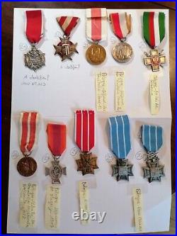 Médailles militaires et civiles Pologne