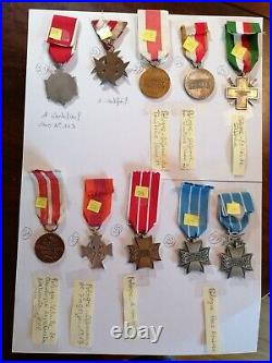 Médailles militaires et civiles Pologne