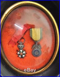 Médailles miniatures Légion d'honneur empire décoration militaire France