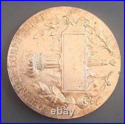 Médaillle FOCH argent massif Vermeil Les Médaillés Militaires Ouvres Orphelinat