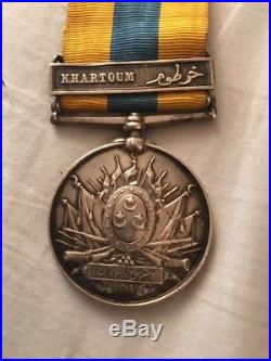 Medal Egypt & Queen Britain Campaign In Sudan (Named PTE. G. FOOKES. GREN. CDS)