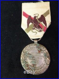 Mexique 1862 Médaille Diplome Grenadier 51 ém R I livret Militaire Italie 1859