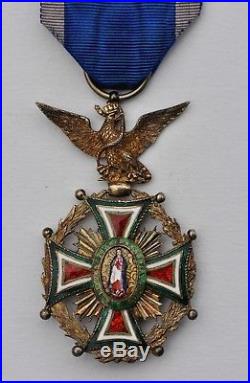 Mexique Ordre de Notre Dame de la Guadalupe, chevalier