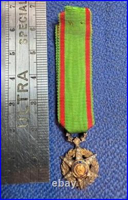 Militaria Medaille Merite Agricole 1883 Or Et Diamants