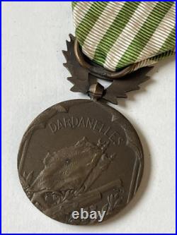 Militaria Médaille Militaire des Dardanelles 1914-1918 Guerre French WW1 Medal