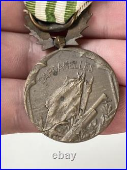 Militaria Médaille Militaire des Dardanelles 1914-1918 Guerre French WW1 Medal