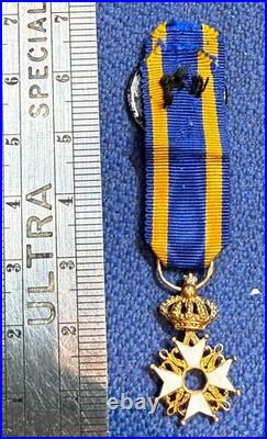 Militaria Medaille Pays Bas Miniature Ordre Van De Nederlanse Ordre Du Lion Or