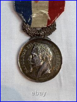 Militaria Medailles Actes De Devouement Bourgoin Louis 1846 1860 Napoleon III