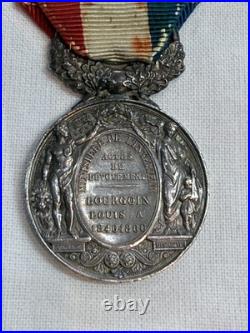 Militaria Medailles Actes De Devouement Bourgoin Louis 1846 1860 Napoleon III