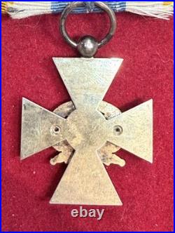 Militaria Pays Bas Medaille 15 Ans De Long Service Modele En Vermeil