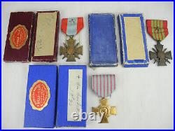Militaria lot médailles 39-45 Indo Colo ww2 french medals 2WK Medaillen medallas