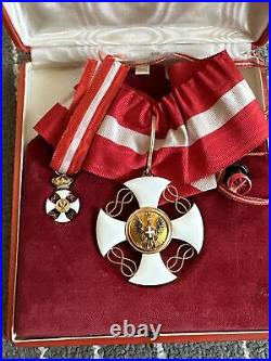 Militaria medailles decorations commandeur ordres de la couronne d'italie guerre
