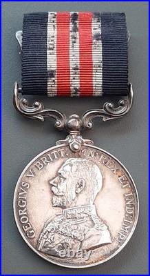 Military Medal WW1 GB Georges V Médaille Militaire for bravery in the field 1914