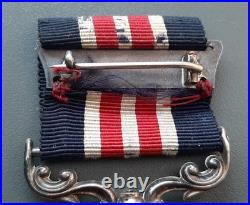 Military Medal WW1 GB Georges V Médaille Militaire for bravery in the field 1914