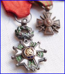 Mini Medailles Wwi 1914-1918 Legion Honneur Original Small Size French Medals