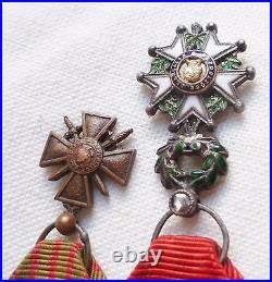Mini Medailles Wwi 1914-1918 Legion Honneur Original Small Size French Medals