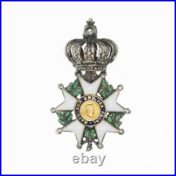 Miniature d'époque second empire, de l'ordre de la légion d'honneur Miniature d'époque second empire, de l'ordre de la légion d'honneur