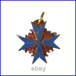 Miniature de la Croix de l'Ordre Pour Le Mérite Allemand WW1 fabrication ancienn