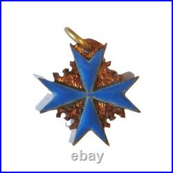 Miniature de la Croix de l'Ordre Pour Le Mérite Allemand WW1 fabrication ancienn