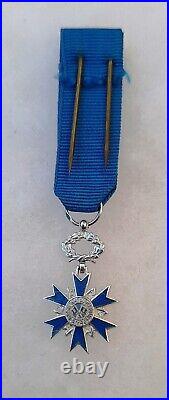 Miniature en OR ONM Ordre National du Mérite France 1963 ORIGINAL GOLD MINI MED
