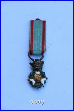 Miniature médaille des 3 glorieuses, monarchie de juillet argent et or
