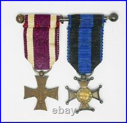 Miniatures Pologne Militari Virtuti Medaille De La Bravoure 1943