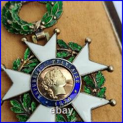 Modèle de luxe Medaille Ordre Chevalier Legion D'honneur 3 Republique Or Argent