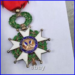 Modèle de luxe Medaille Ordre Chevalier Legion D'honneur 3 Republique Or Argent