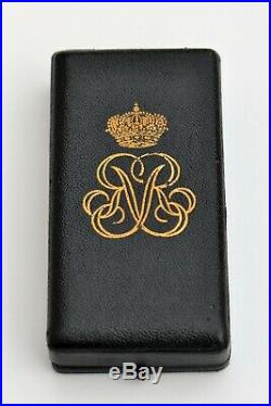 Monaco Ordre de Saint Charles, chevalier en or et émail, dans son écrin