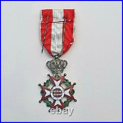 Monaco Ordre de St Charles, officier en vermeil, dans son écrin