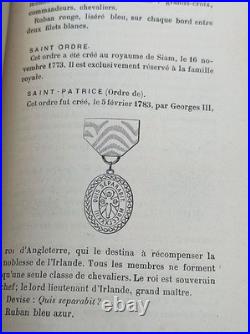 NOUVEAU DICTIONNAIRE DES ORDRES DE CHEVALERIE par Gourdon de Genouillac 1892