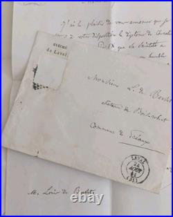 ORDRE DE PIE IX Bref Apostolique (1861) Diplôme Nominatif + Lettre Laval