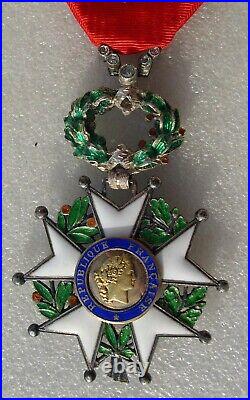 ORDRE LEGION D'HONNEUR IIIe REPUBLIQUE MODELE LUXE AVEC BRILLANTS medaille