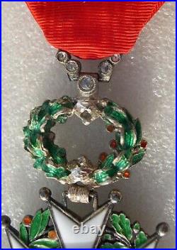 ORDRE LEGION D'HONNEUR IIIe REPUBLIQUE MODELE LUXE AVEC BRILLANTS medaille