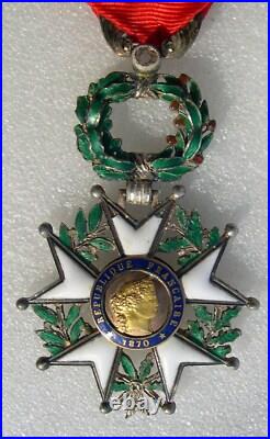ORDRE LEGION D'HONNEUR IIIe REPUBLIQUE MODELE LUXE medaille CHEVALIER