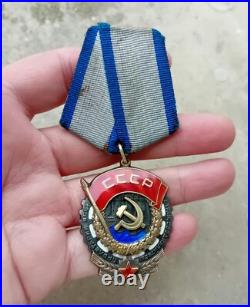 ORDRE/MEDAILLE du Drapeau Rouge du Travail russe SOVIETIQUE URSS USSR