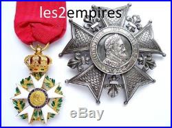 Officier Ordre Légion D'honneur 1815 Napoléon 1 Empire Louis XVIII Restauration