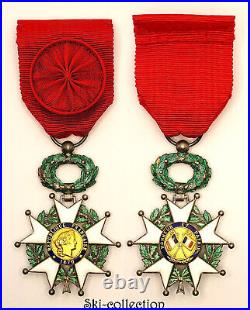 Officier Ordre de la Légion d'Honneur. III°République. Émaux, argent. France